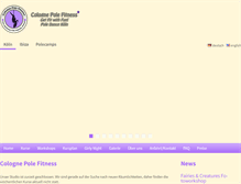 Tablet Screenshot of cologne-polefitness.com
